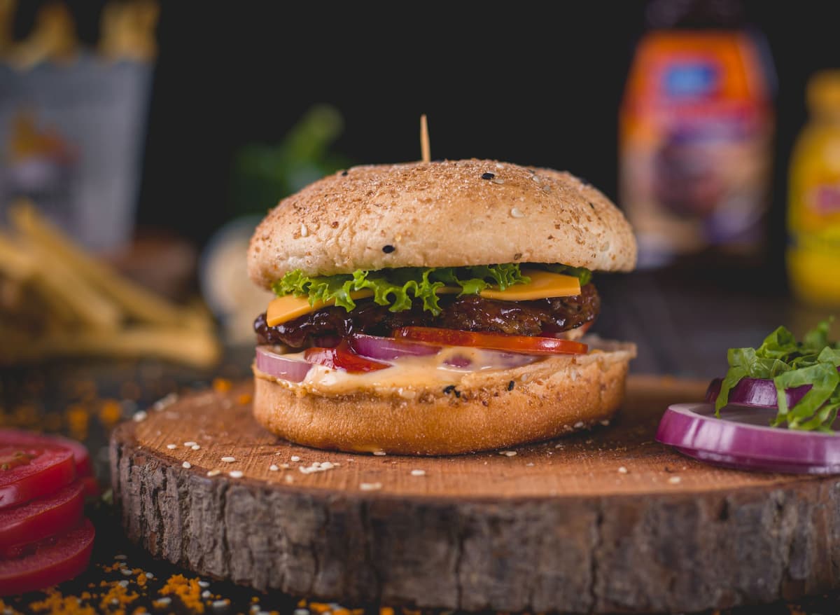 Tender beef, dripping in bbq sauce and melted cheese.